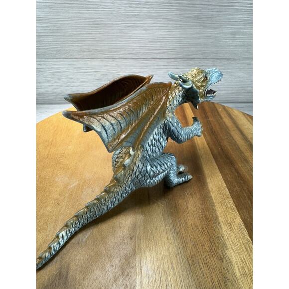 2005 TM Dragon Figure Fantasy Creature Purple 11”. Set Of Two. - Picture 10 of 12